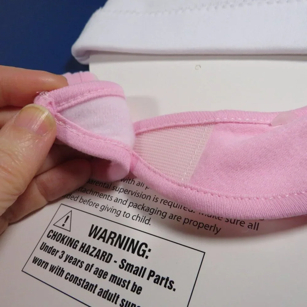 Baby pink bunny rabbit My First Easter set 0 to 6 months (Bib, Cap/Hat, Socks)